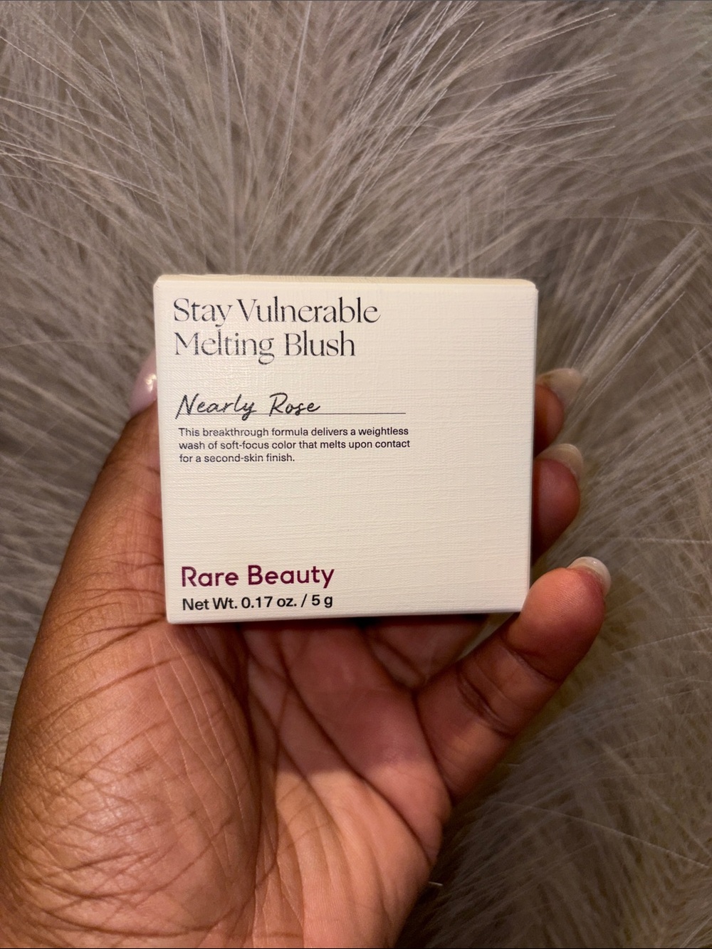 Rare Beauty Melting Blush — Nearly Rose Pink